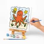 Eğitici Tuval Ahtapot Tasarım Kit - Görsel 3