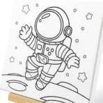 Eğitici Tuval Astronot Tasarım Kit - Görsel 3