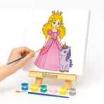 Eğitici Tuval Prenses Tasarım Kit - Görsel 3