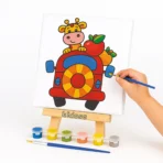 Eğitici Tuval Zürafa Tasarım Kit - Görsel 4